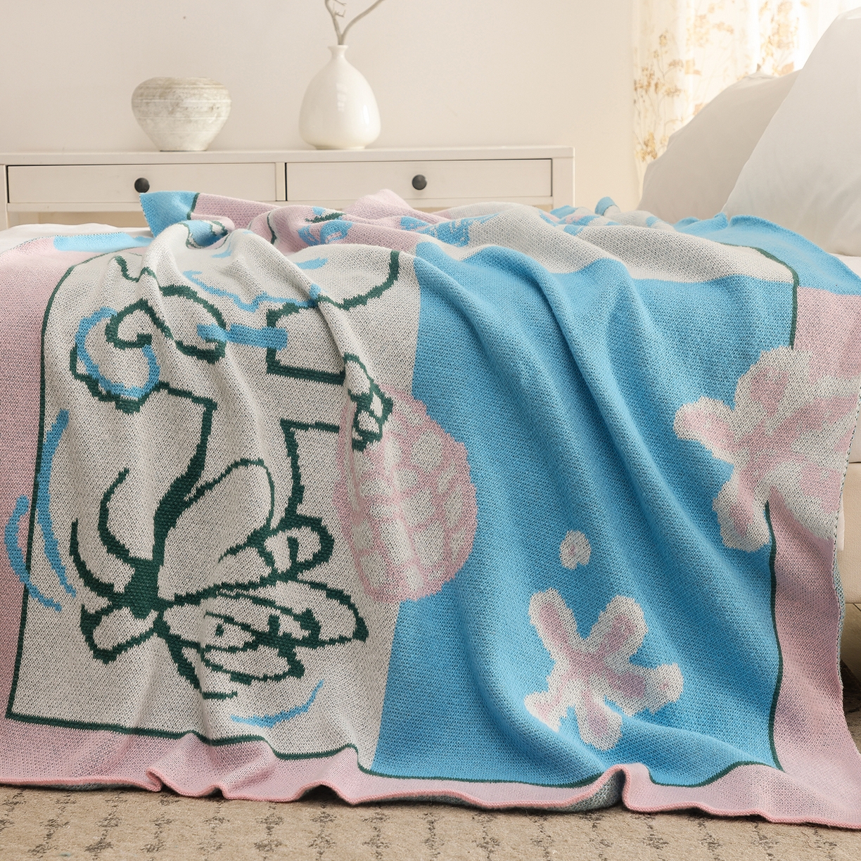 91家纺网 家纺一手货源 找家纺 栩裕纺织 2026新款史努比SNOOPY正版授权独家针织毯披肩膝盖毯儿童毯多功能盖毯送礼礼品终端控价 史努比-野游趣事