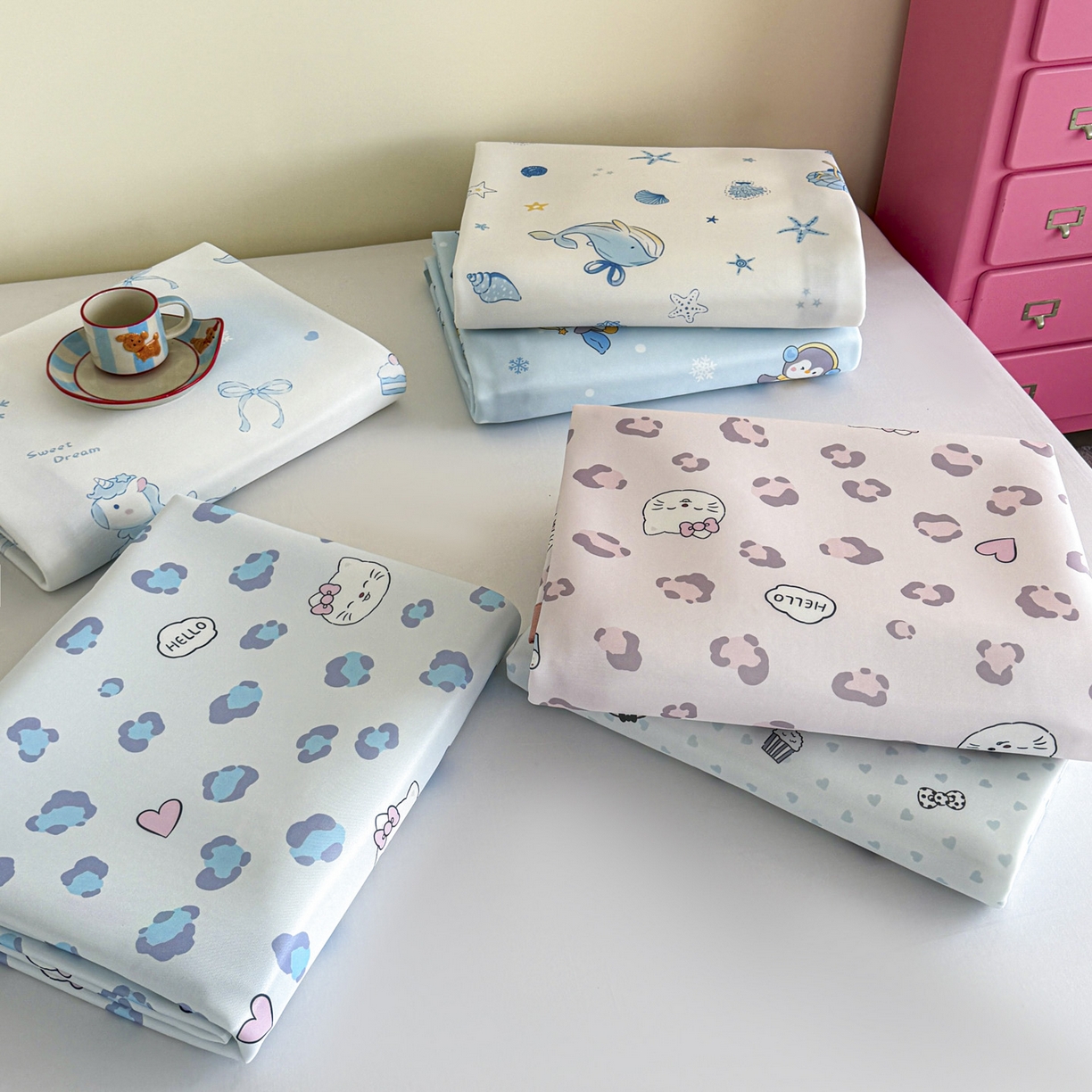 91家纺网 家纺一手货源 找家纺 （总）倾慕家纺 2026春夏新款A类印花小冰皮软席凉席席子