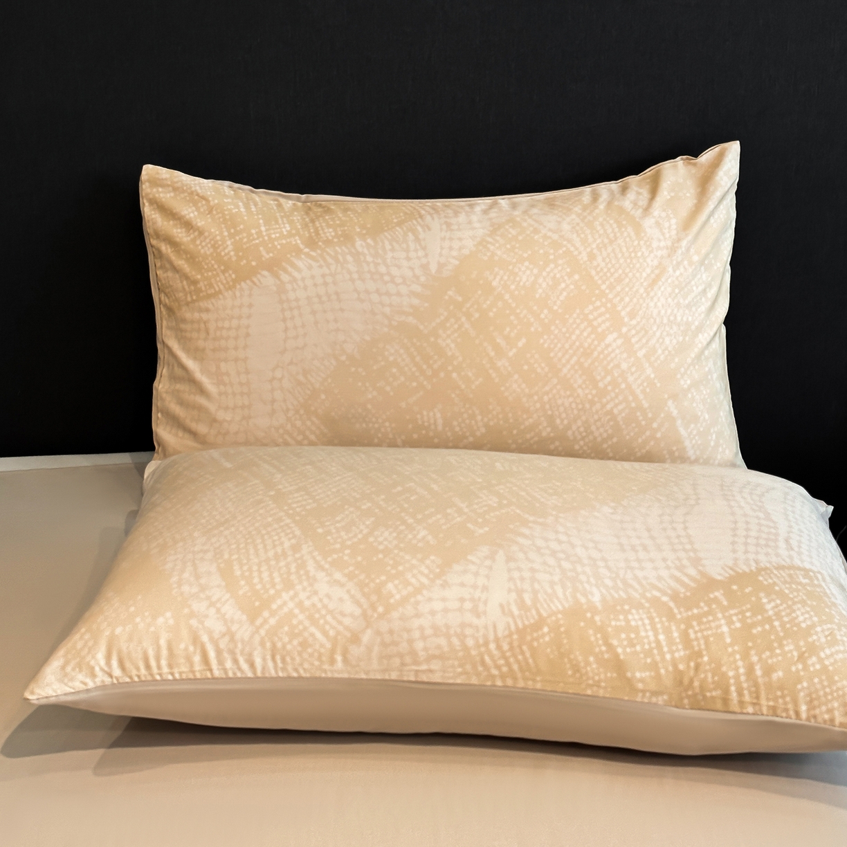 91家纺网 家纺一手货源 找家纺 经年 2026春夏新款天丝数码印花四件套-凛风逸韵 凛风逸韵-香槟