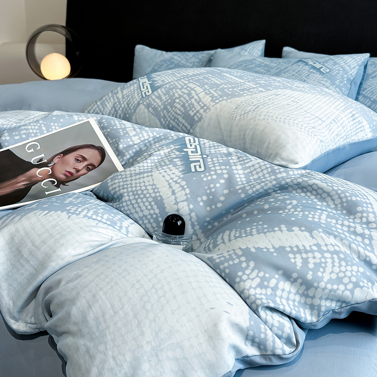 91家纺网 家纺一手货源 找家纺 经年 2026春夏新款天丝数码印花四件套-凛风逸韵 凛风逸韵-以太兰