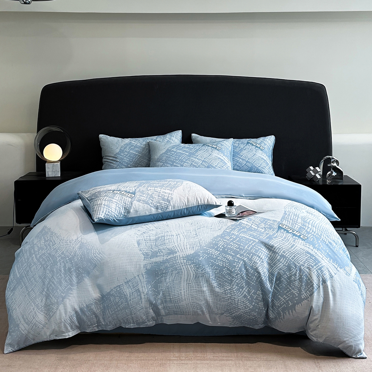 91家纺网 家纺一手货源 找家纺 经年 2026春夏新款天丝数码印花四件套-凛风逸韵 凛风逸韵-以太兰