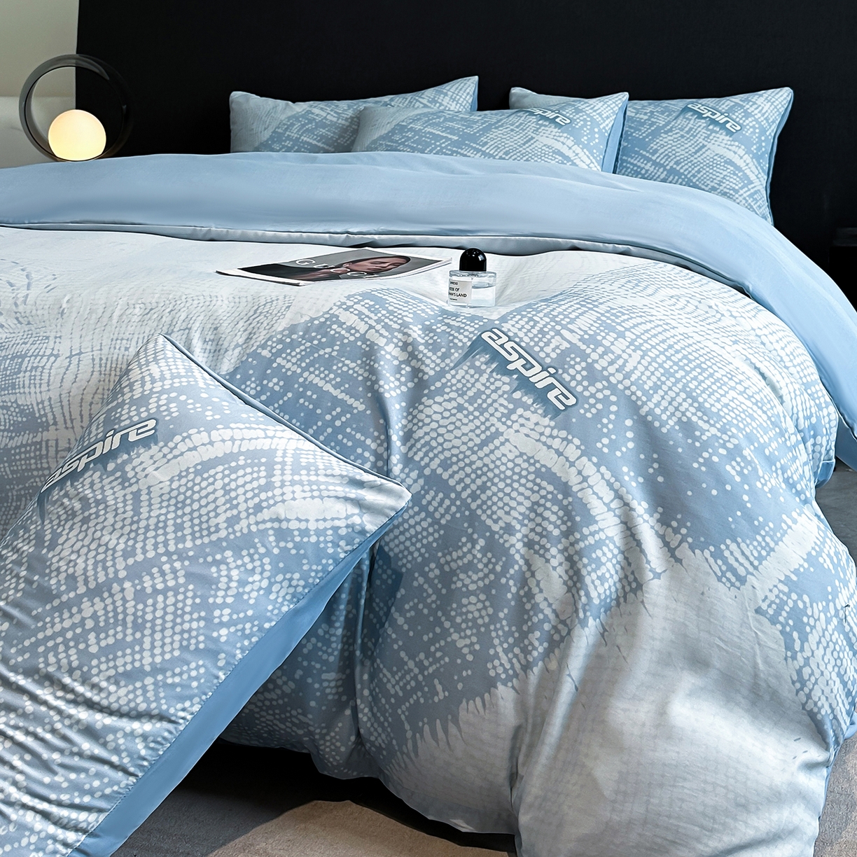 91家纺网 家纺一手货源 找家纺 经年 2026春夏新款天丝数码印花四件套-凛风逸韵 凛风逸韵-以太兰