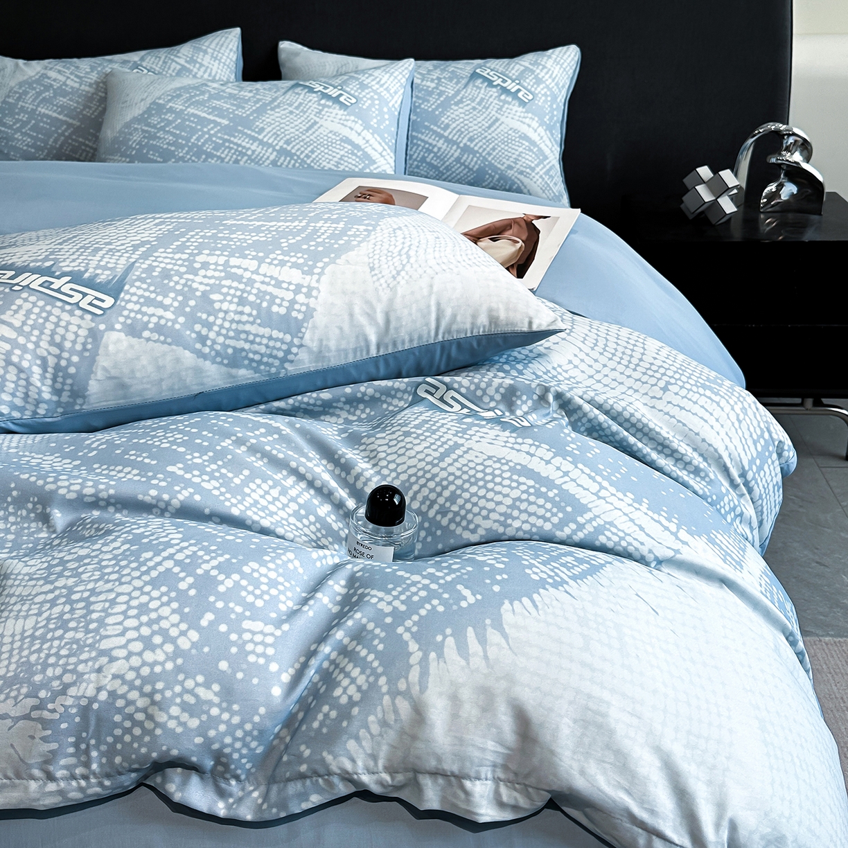 91家纺网 家纺一手货源 找家纺 经年 2026春夏新款天丝数码印花四件套-凛风逸韵 凛风逸韵-以太兰