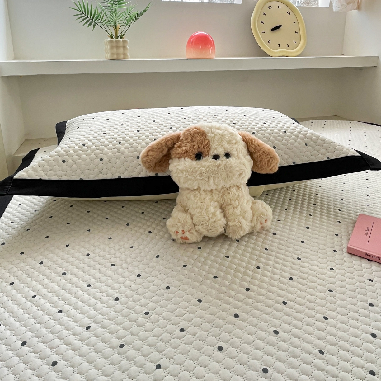 91家纺网 家纺一手货源 找家纺 寐居家纺 2026新款冰豆豆数码印花席三明治底凉席席子 星光点点