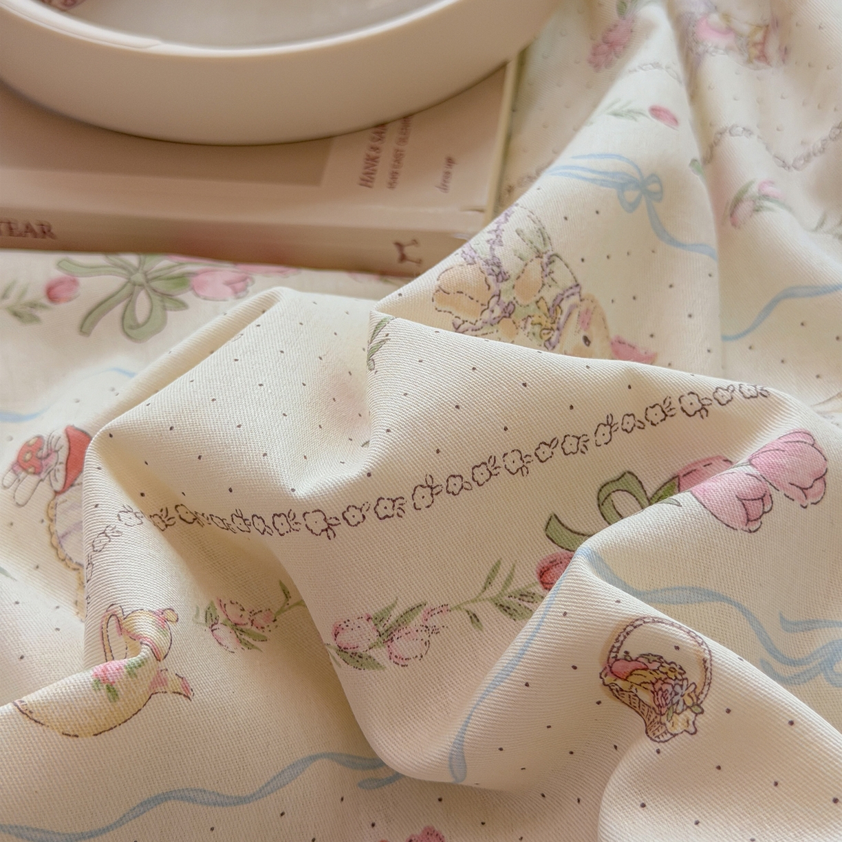 91家纺网 家纺一手货源 找家纺 （总）女子家纺 2026新款全棉花边夏被全棉床盖夏被四件套