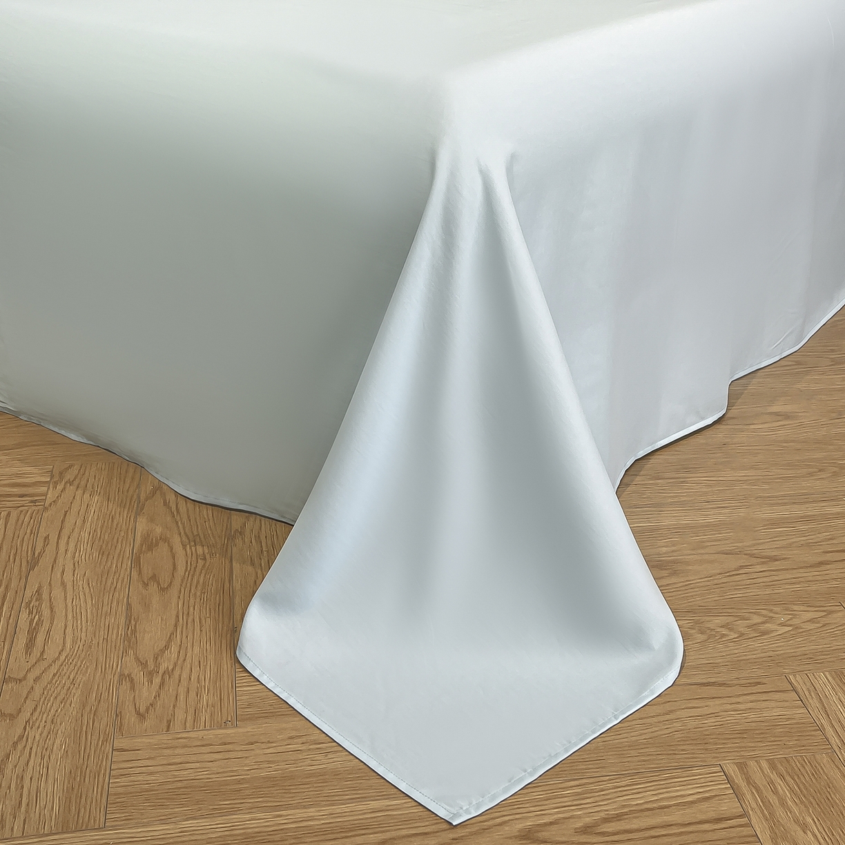 91家纺网 家纺一手货源 找家纺 经年 2026春夏新款天丝刺绣四件套-蝶恋 蝶恋-抹茶绿