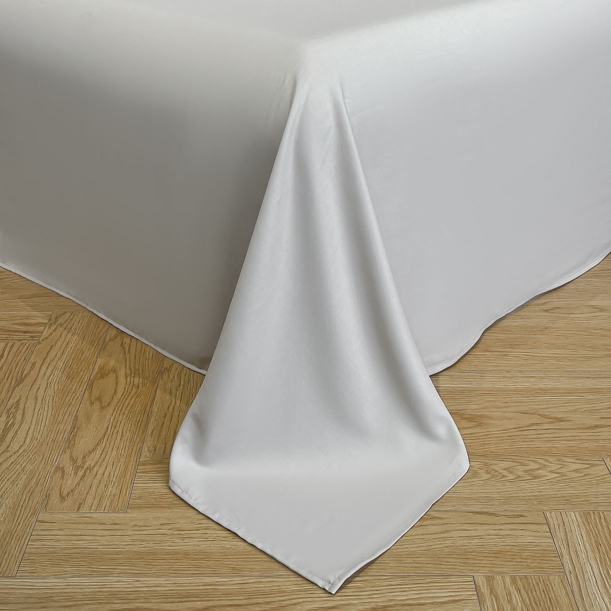 91家纺网 家纺一手货源 找家纺 经年 2026春夏新款天丝刺绣四件套-蝶恋 蝶恋-爵士灰