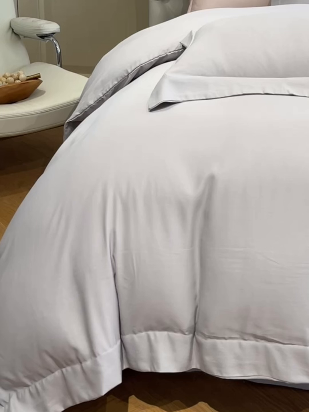 91家纺网 家纺一手货源 找家纺 经年 2026春夏新款天丝刺绣四件套-蝶恋 蝶恋-爵士灰