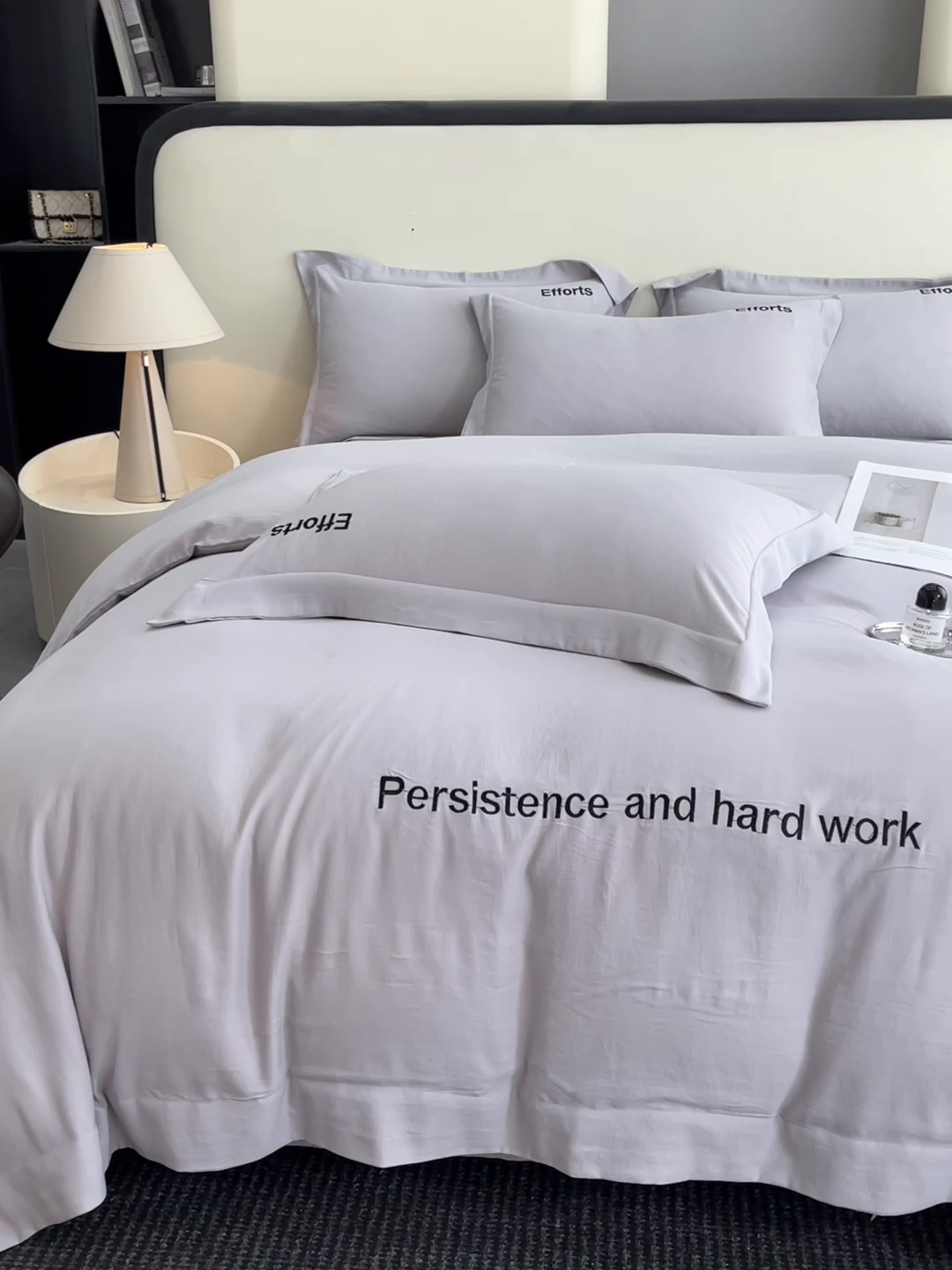 91家纺网 家纺一手货源 找家纺 经年 2026春夏新款天丝刺绣四件套-有理想 有理想-爵士灰