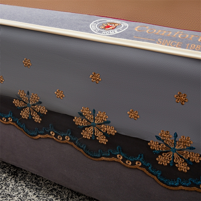 91家纺网 家纺一手货源 找家纺 情恒家纺 2026新款冰藤席床笠款席子凉席三件套-皇家 皇家-咖啡棕