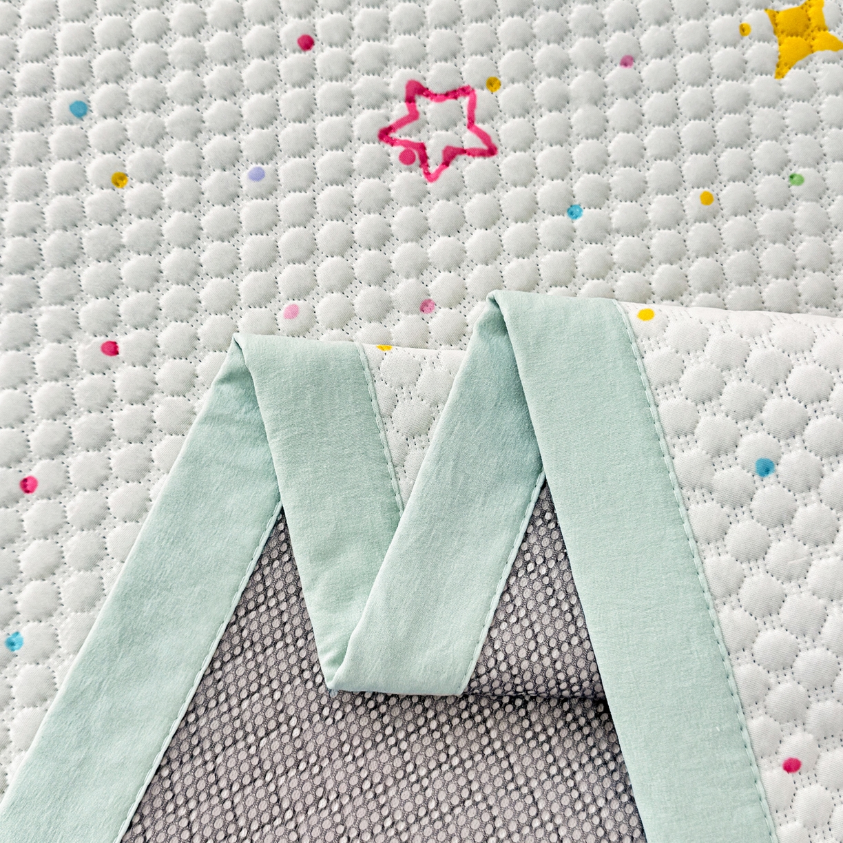 91家纺网 家纺一手货源 找家纺 （总）寐居家纺 2026新款冰豆豆印加绣凉席席子