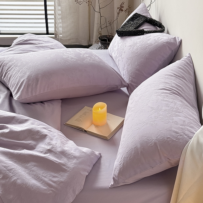 91家纺网 家纺一手货源 找家纺 Mr.pig猪先生水洗棉 2026新款全棉提花夏被-梦想月季（展示价格为控价，实际价格请联系客服） 梦想月季烟紫