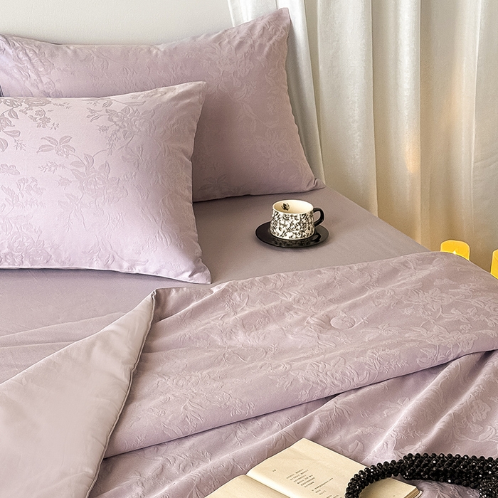 91家纺网 家纺一手货源 找家纺 Mr.pig猪先生水洗棉 2026新款全棉提花夏被-梦想月季（展示价格为控价，实际价格请联系客服） 梦想月季优雅粉