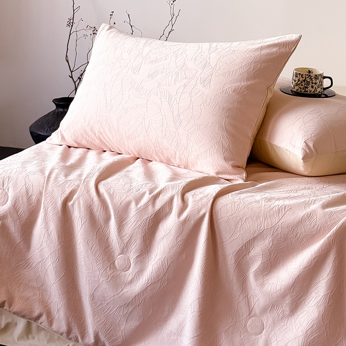 91家纺网 家纺一手货源 找家纺 Mr.pig猪先生水洗棉 2026新款全棉提花夏被-简禾（展示价格为控价，实际价格请联系客服） 简禾泊尔粉