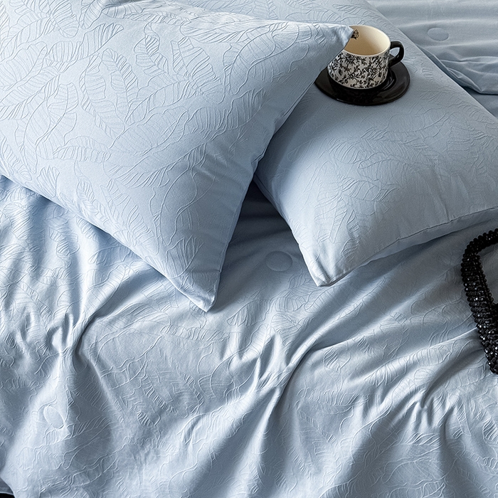 91家纺网 家纺一手货源 找家纺 （总）Mr.pig猪先生水洗棉 2026新款全棉提花夏被-简禾（展示价格为控价，实际价格请联系客服）