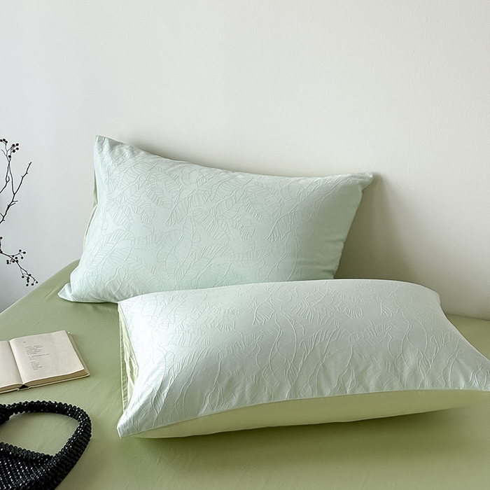 91家纺网 家纺一手货源 找家纺 Mr.pig猪先生水洗棉 2026新款全棉提花夏被-简禾（展示价格为控价，实际价格请联系客服） 简禾清水绿