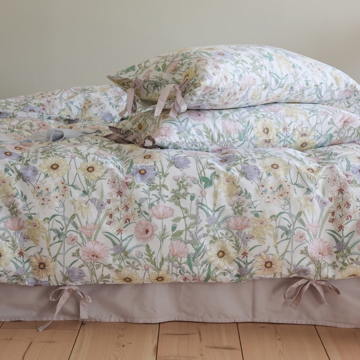 91家纺网 家纺一手货源 找家纺 （总）棉眠 2026新款全棉纯棉蝴蝶结系带款四件套