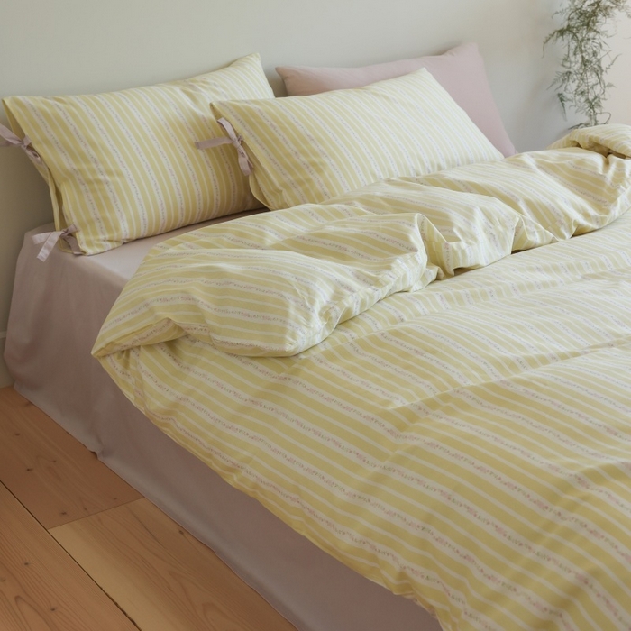 91家纺网 家纺一手货源 找家纺 （总）棉眠 2026新款全棉纯棉蝴蝶结系带款四件套