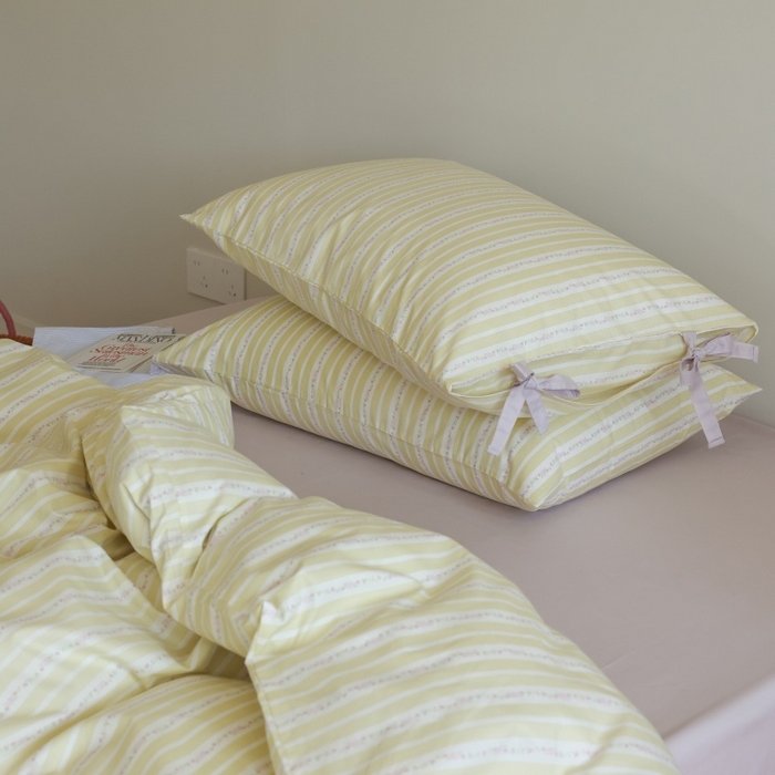 91家纺网 家纺一手货源 找家纺 棉眠 2026新款全棉纯棉蝴蝶结系带款四件套 橘子汽水（蝴蝶结系带款）