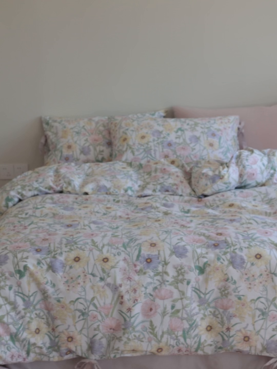 91家纺网 家纺一手货源 找家纺 （总）棉眠 2026新款全棉纯棉蝴蝶结系带款四件套