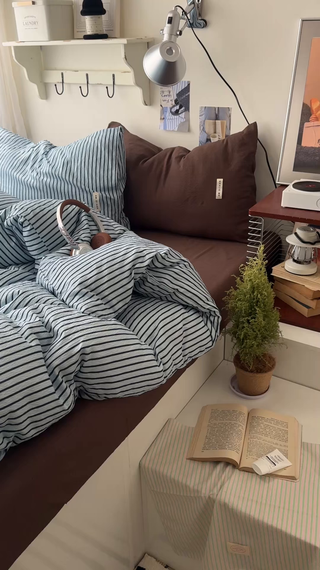 91家纺网 家纺一手货源 找家纺 （总）阿曼达 2026春夏新款简约美式条纹混搭四件套