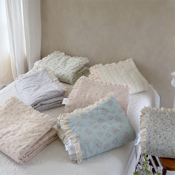 91家纺网 家纺一手货源 找家纺 暖生活 2026新款全棉花边款大豆夏被夏凉被空调被 组合图仅供展示-不可下单