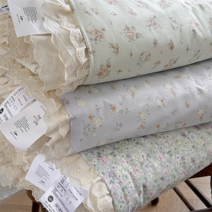 91家纺网 家纺一手货源 找家纺 暖生活 2026新款全棉花边款大豆夏被夏凉被空调被 组合图仅供展示-不可下单