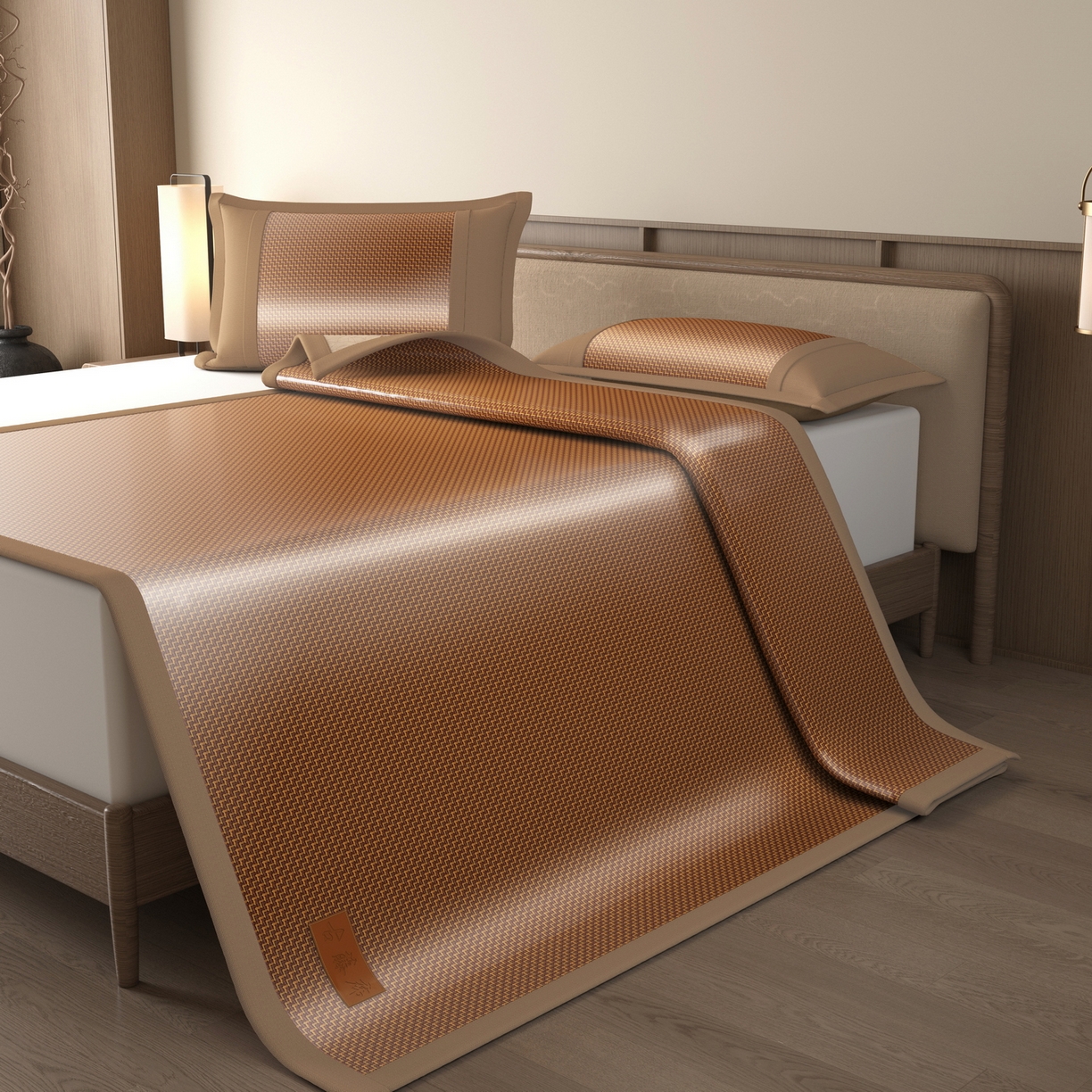 91家纺网 家纺一手货源 找家纺 （总）宜派家纺 2026新款夏季双面可用凉感古藤席凉席席子