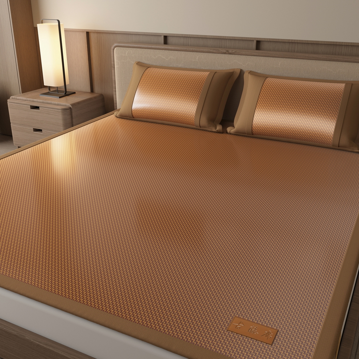 91家纺网 家纺一手货源 找家纺 （总）宜派家纺 2026新款夏季双面可用凉感古藤席凉席席子