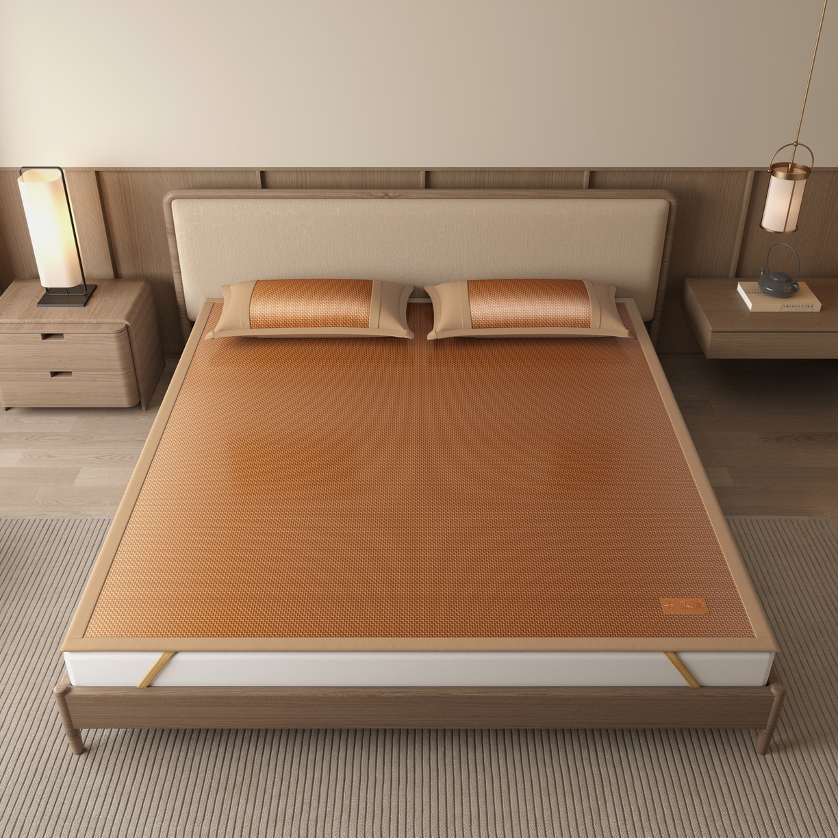 91家纺网 家纺一手货源 找家纺 （总）宜派家纺 2026新款夏季双面可用凉感古藤席凉席席子