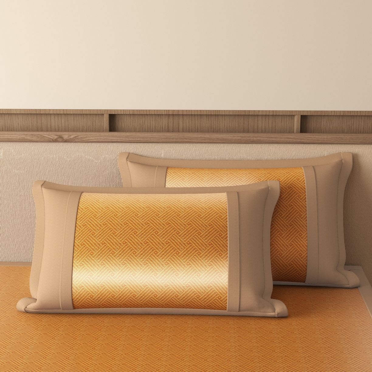 91家纺网 家纺一手货源 找家纺 宜派家纺 2026新款夏季双面可用凉感古藤席凉席席子 古藤席-黄棕