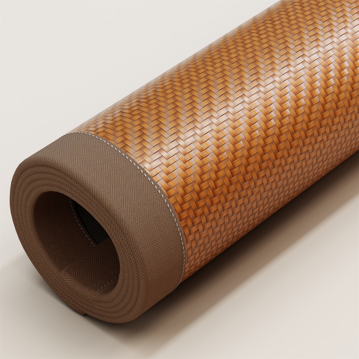 91家纺网 家纺一手货源 找家纺 卡初家居（原微来） 2026春夏新款PE凉感席凉席席子系列-江南 江南-咖