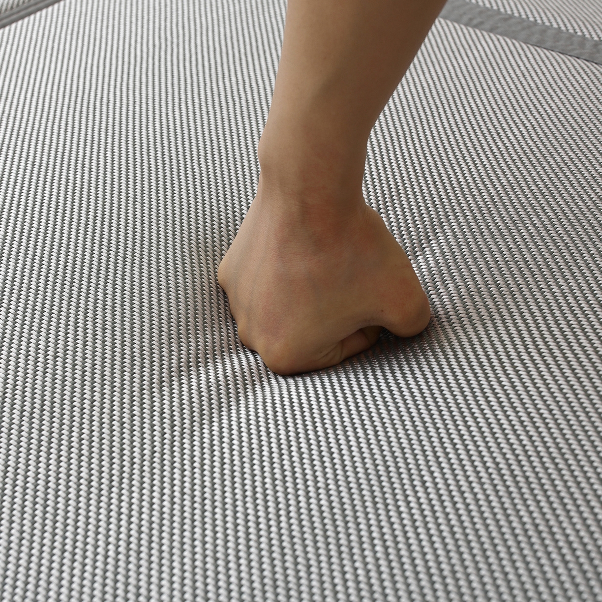 91家纺网 家纺一手货源 找家纺 （总）席世家 2026新款折叠冰藤九宫格地垫