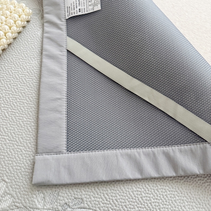 91家纺网 家纺一手货源 找家纺 吾欢心 2026新款高端复合三明治PE乙纶双面提花高克重凉席三件套浅夏系列 PE浅夏灰-床席款