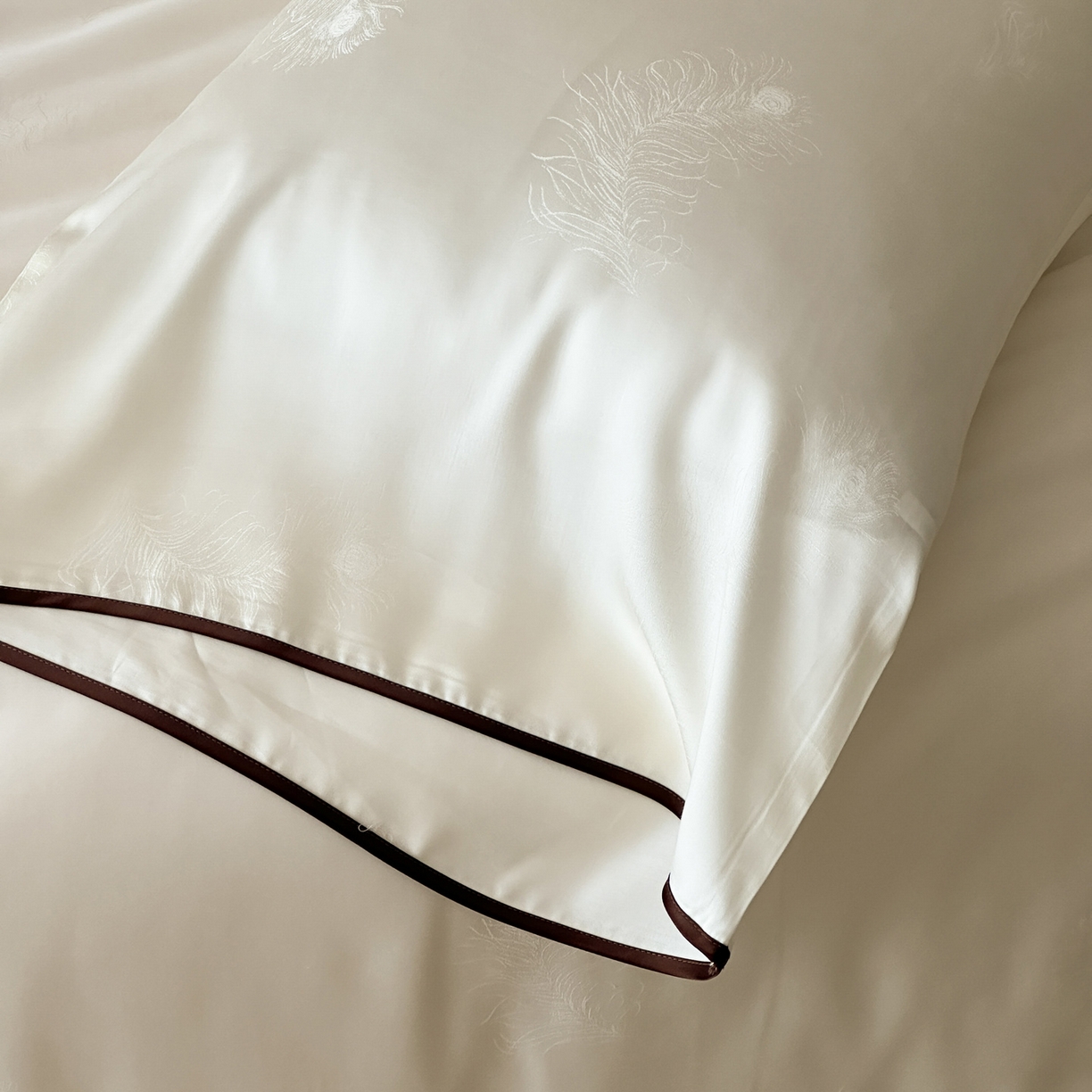 91家纺网 家纺一手货源 找家纺 （总）三味舒屋 2026新款60s天丝提花系列四件套-羽柔