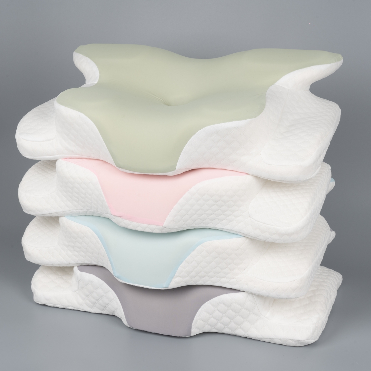 91家纺网 家纺一手货源 找家纺 （总）爱尔记忆枕 2026新款蝴蝶枕多层面料太空记忆棉护颈椎枕透气柔软慢回弹头枕起飞枕