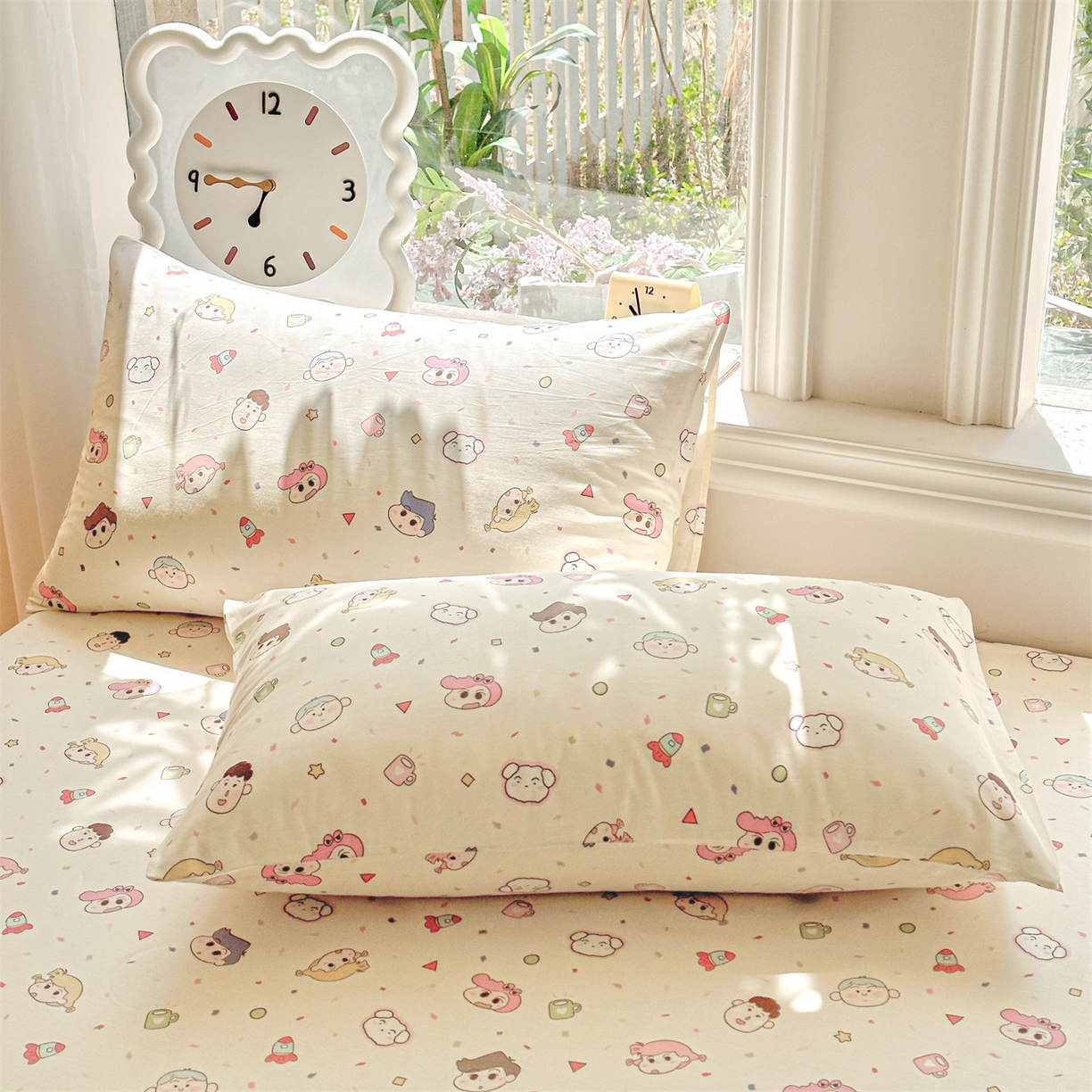 91家纺网 家纺一手货源 找家纺 （总）女子家纺 2026新款全棉纯棉印花卡通单床笠