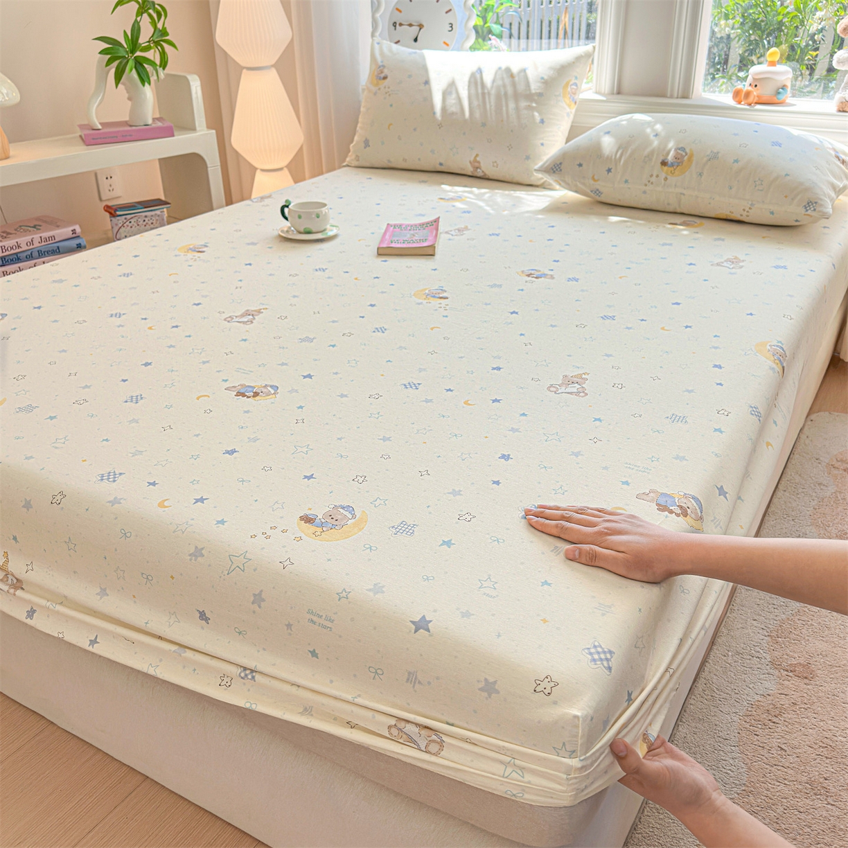 91家纺网 家纺一手货源 找家纺 （总）女子家纺 2026新款全棉纯棉印花卡通单床笠