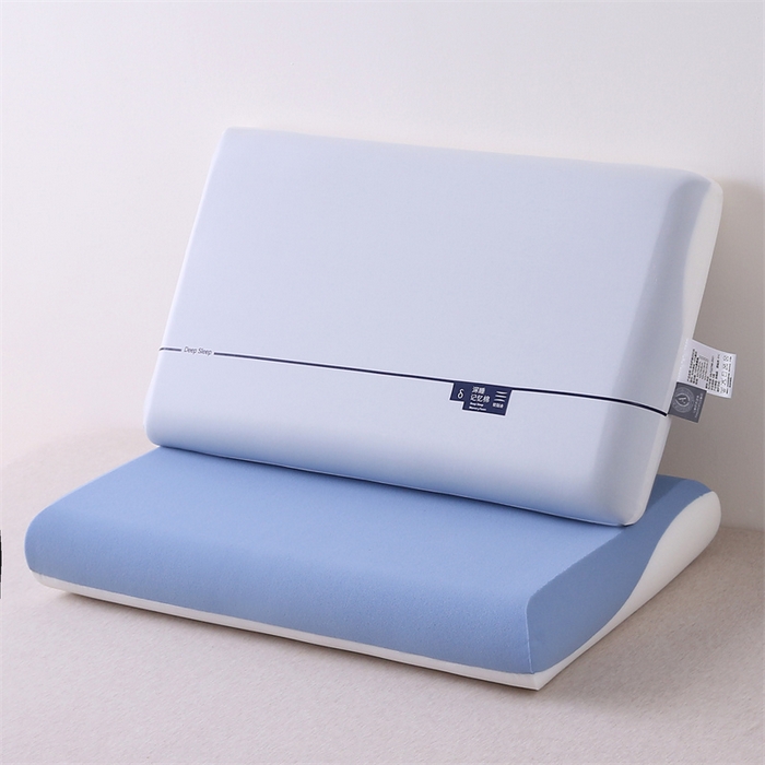 佳鸿家纺 2026新款30D切割云朵深睡枕零压力慢回弹记忆枕枕头枕芯 零压力慢回弹【二代双色枕芯8cm】