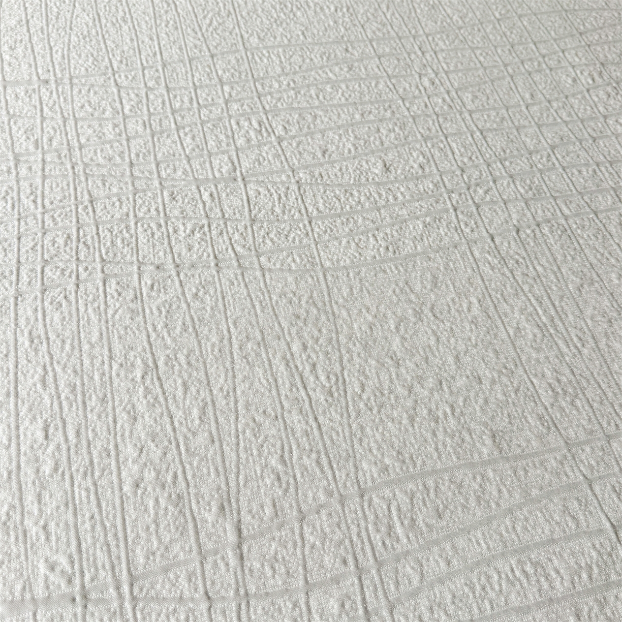 91家纺网 家纺一手货源 找家纺 耐思家纺 2026新款复合三明治PE乙纶提花冰豆豆凉席罗马曲线系列（提供买家秀） 罗马曲线-灰床席款