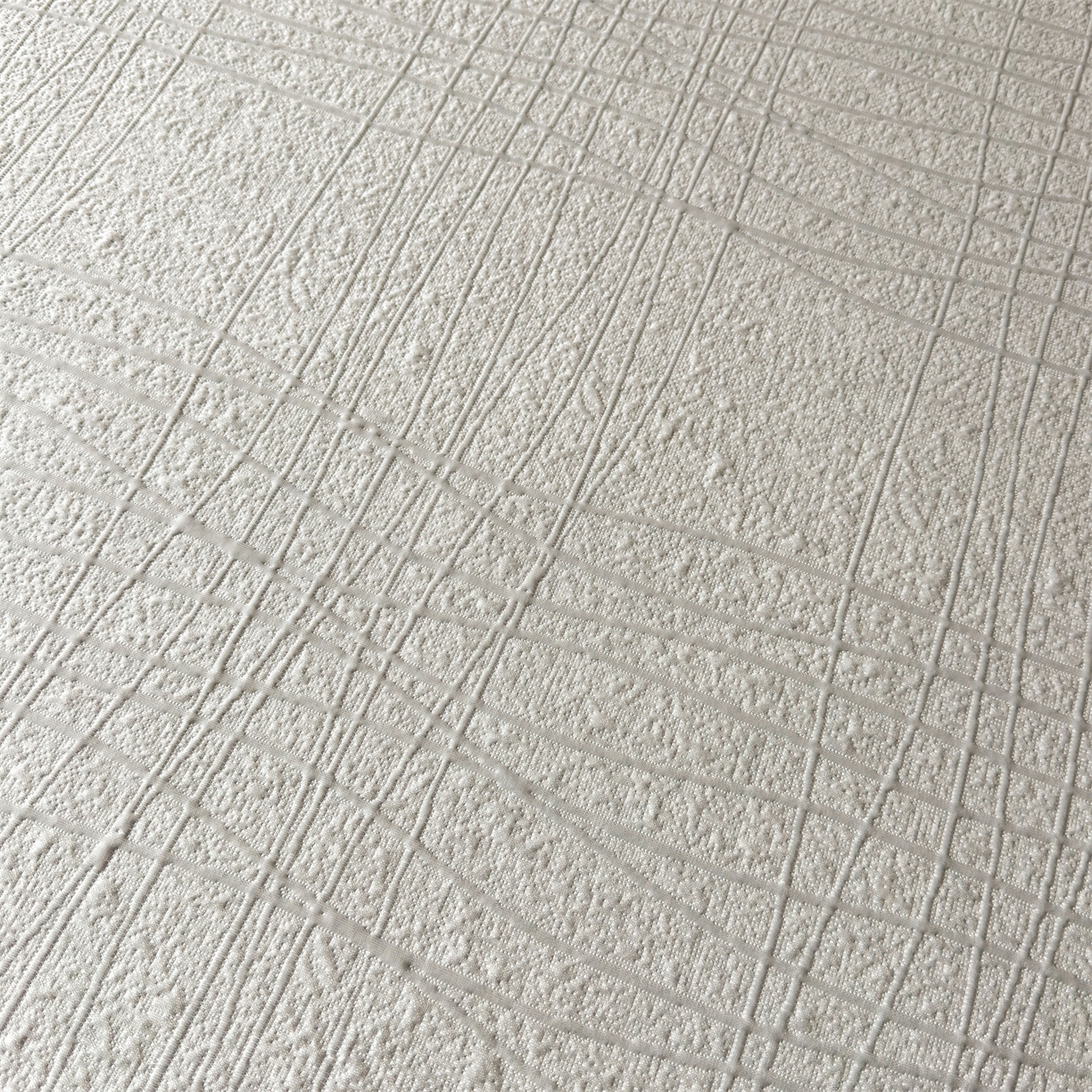 91家纺网 家纺一手货源 找家纺 耐思家纺 2026新款复合三明治PE乙纶提花冰豆豆凉席罗马曲线系列（提供买家秀） 罗马曲线-灰床笠款