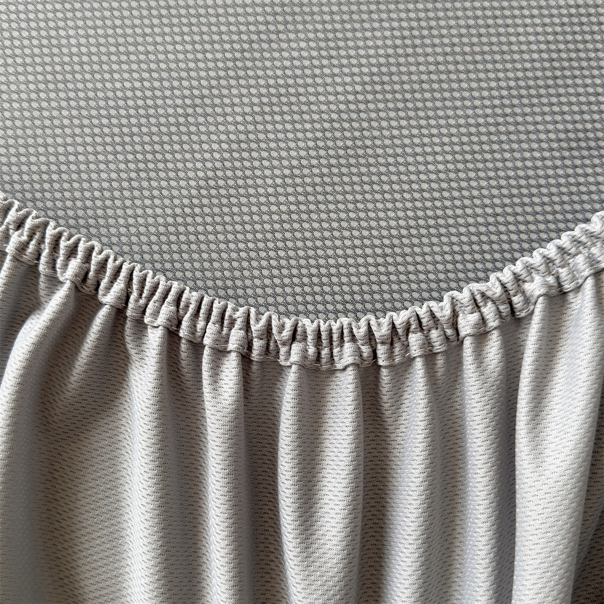 91家纺网 家纺一手货源 找家纺 耐思家纺 2026新款复合三明治PE乙纶提花冰豆豆凉席罗马曲线系列（提供买家秀） 组合床笠款