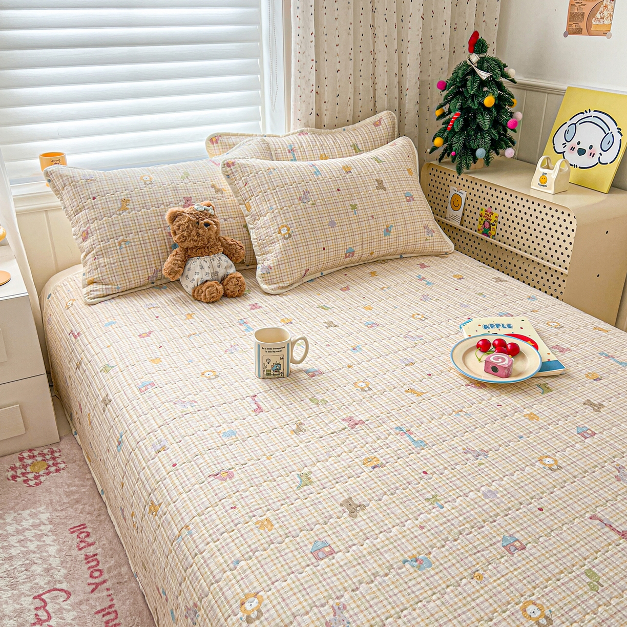 91家纺网 家纺一手货源 找家纺 （总）舒居家纺 2026春夏新款双面全棉单床盖 床盖单件