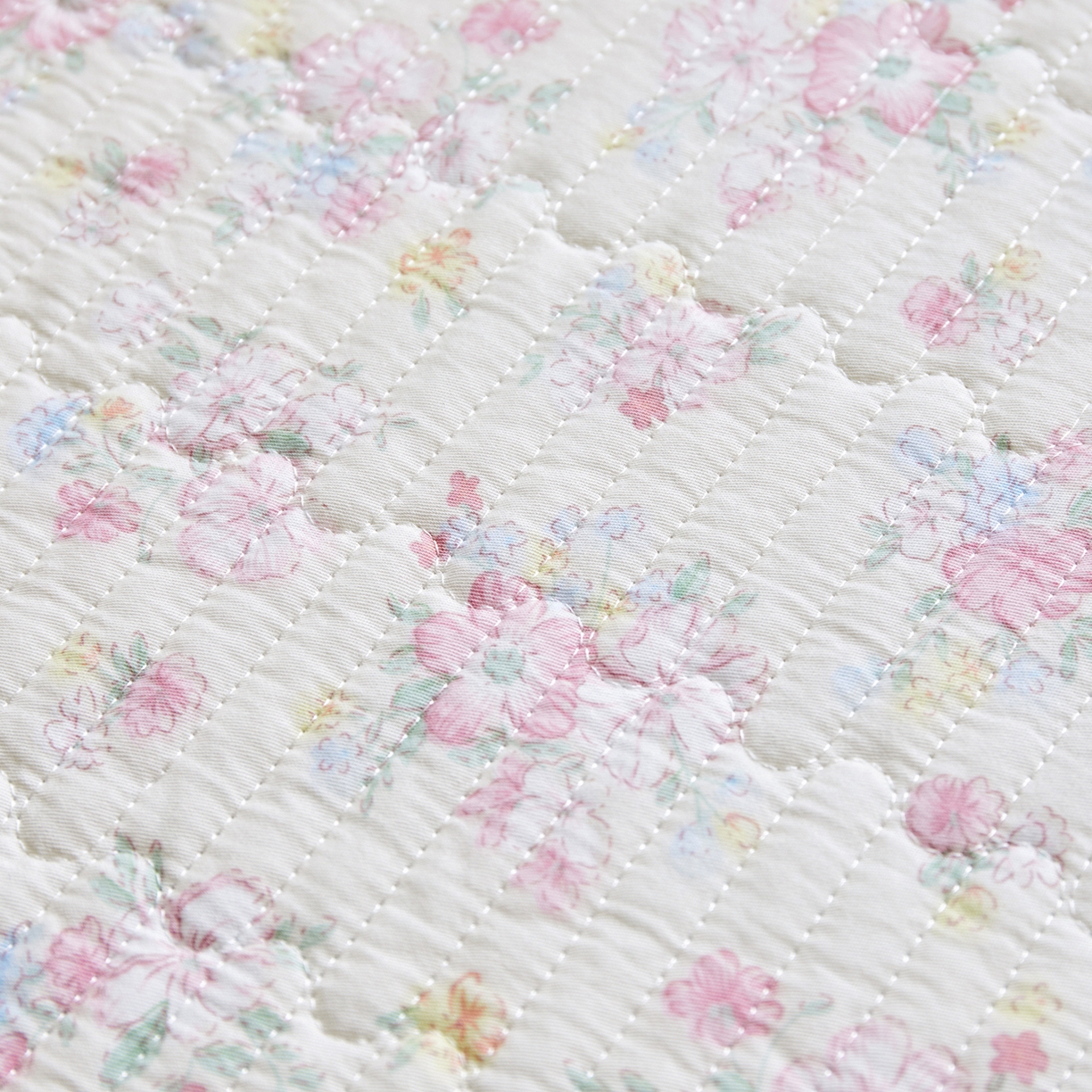 91家纺网 家纺一手货源 找家纺 舒居家纺 2026春夏新款双面全棉单床盖 床盖单件 洛琳-粉