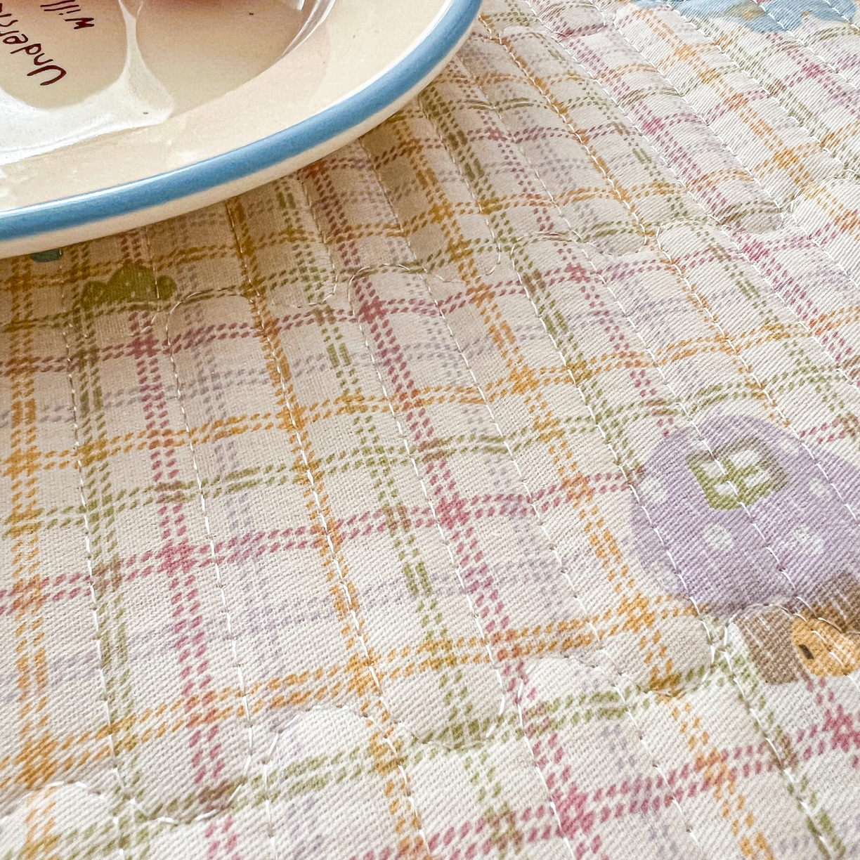 91家纺网 家纺一手货源 找家纺 舒居家纺 2026春夏新款双面全棉单床盖 床盖单件 半暖时光