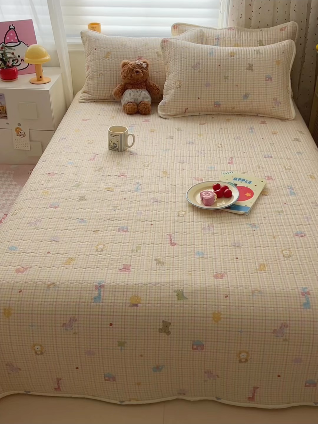 91家纺网 家纺一手货源 找家纺 （总）舒居家纺 2026春夏新款双面全棉单床盖 床盖单件