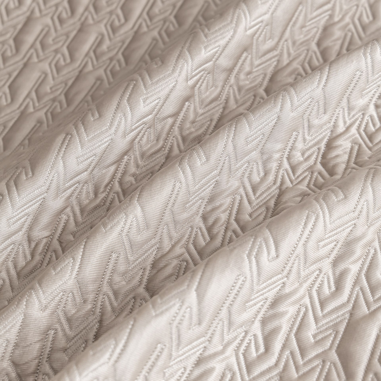 91家纺网 家纺一手货源 找家纺 耐思家纺 2026新款A类复合三明治PE乙纶提花冰豆豆凉席床笠海之恋系列（提供买家秀） 海之恋-卡其床席款