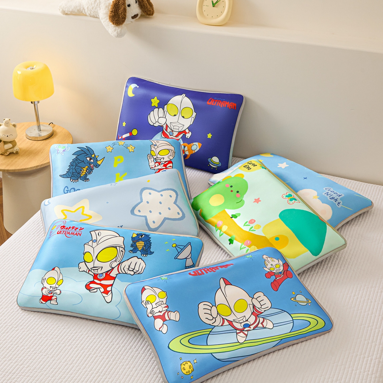 91家纺网 家纺一手货源 找家纺 （总）云恋家纺 2026新款儿童卡通A类冰丝凉席枕套一对装夏季凉感丝可拆枕头儿童学生单人枕芯套