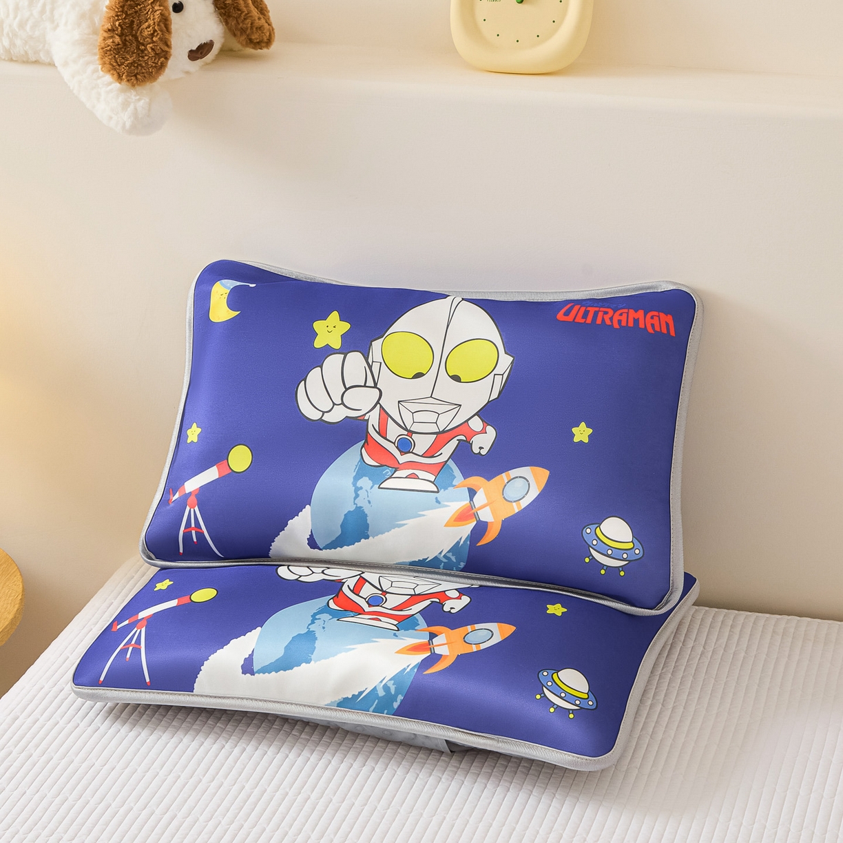 91家纺网 家纺一手货源 找家纺 （总）云恋家纺 2026新款儿童卡通A类冰丝凉席枕套一对装夏季凉感丝可拆枕头儿童学生单人枕芯套