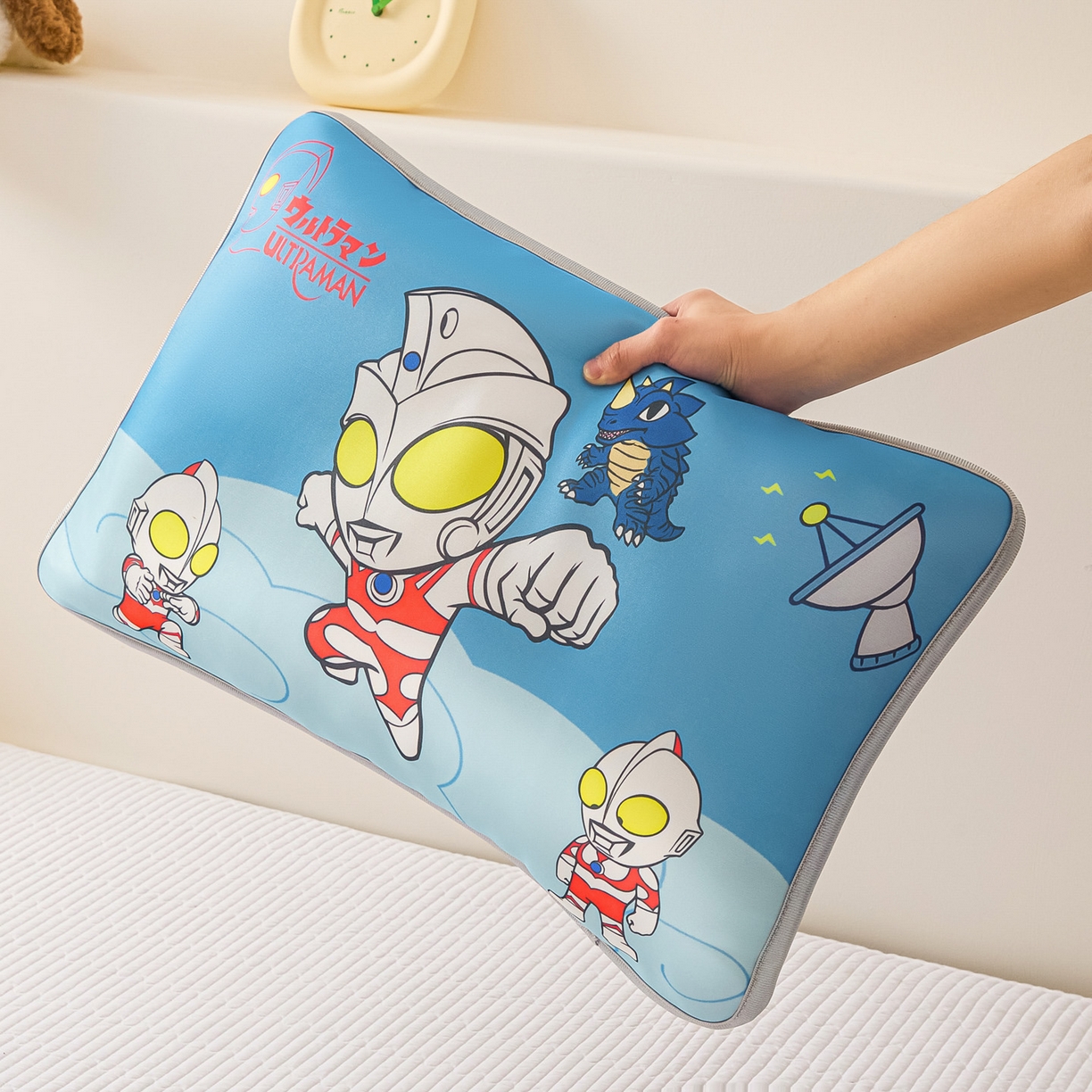 91家纺网 家纺一手货源 找家纺 云恋家纺 2026新款儿童卡通A类冰丝凉席枕套一对装夏季凉感丝可拆枕头儿童学生单人枕芯套 奥趣